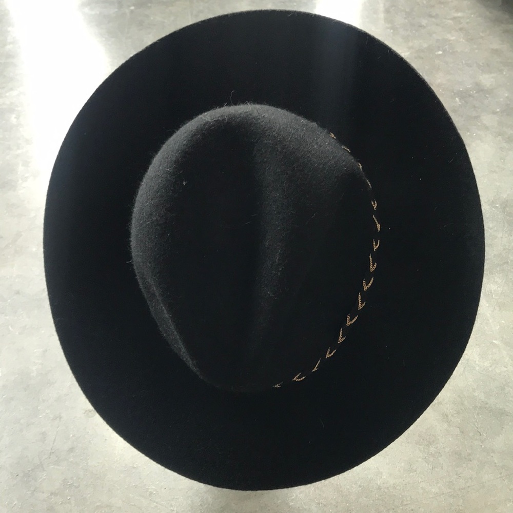 Black felt hat